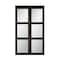 Renin Renin 48 in. x 80 1/2 in.  Euro 3-Lite Bypass Door EU2290ESFGE048080 - alternate 1